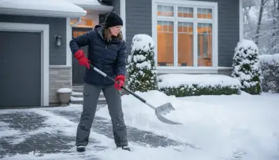 Robuster Helfer: Ihr Aluschneeschieber