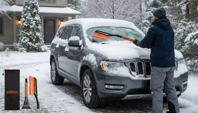 Schnee Besen Auto Teleskop: Der clevere Helfer
