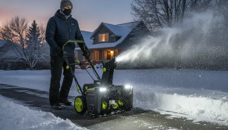 Bessere Sicht: LED-Scheinwerfer für Ihre Schneefräse