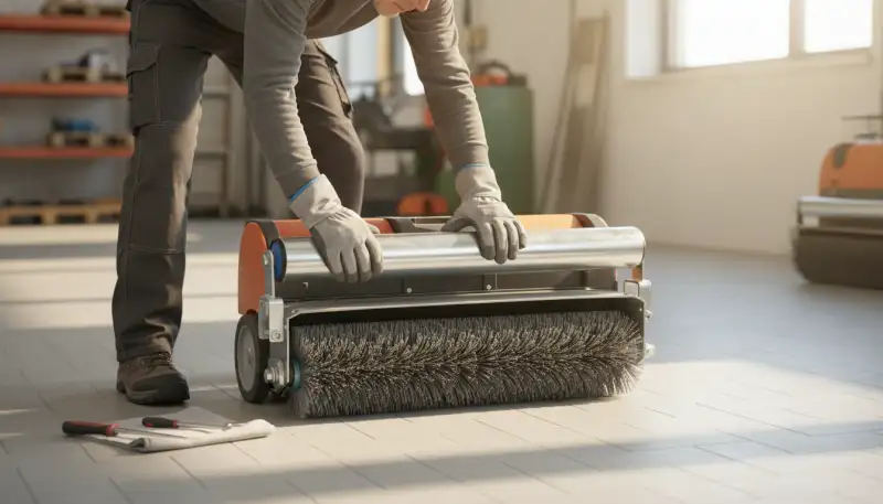 Kehrwalze für Kehrmaschine: Ersatz und Pflege