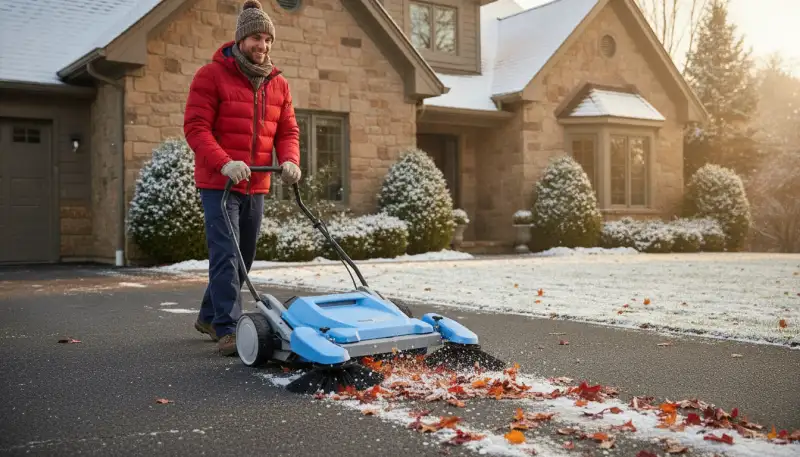 Kränzle Kehrmaschine Colly: Ihr Winterhelfer