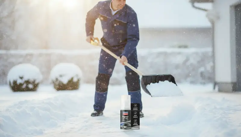 Rückenschonend Schneeschieben leicht gemacht