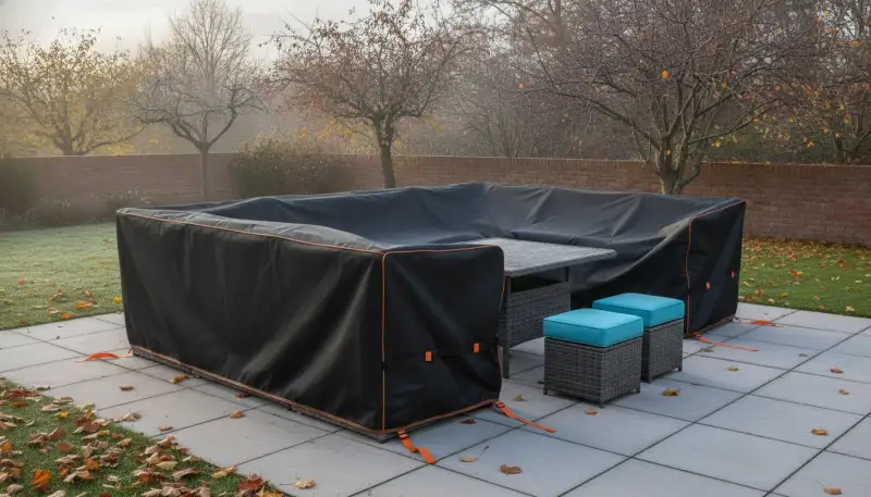 Schutzhüllen: Gartenmöbel winterfest machen